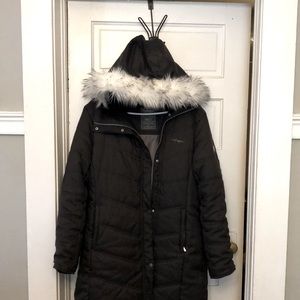 Craghoppers insulated winter jacket - matte black, women’s size XL - like new